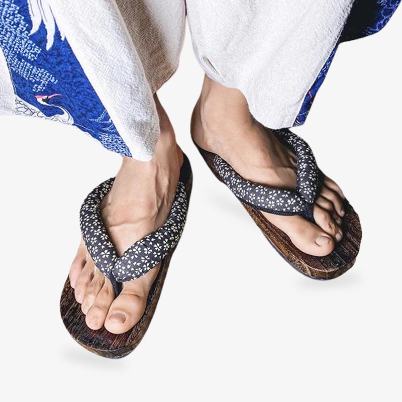 Japanese mens style sandals, designed for both comfort and elegance