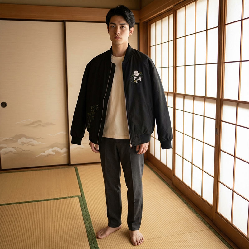 ジャケット・アウター Babyl Exclusive Sukajan XL Velour Sukajan Jacket