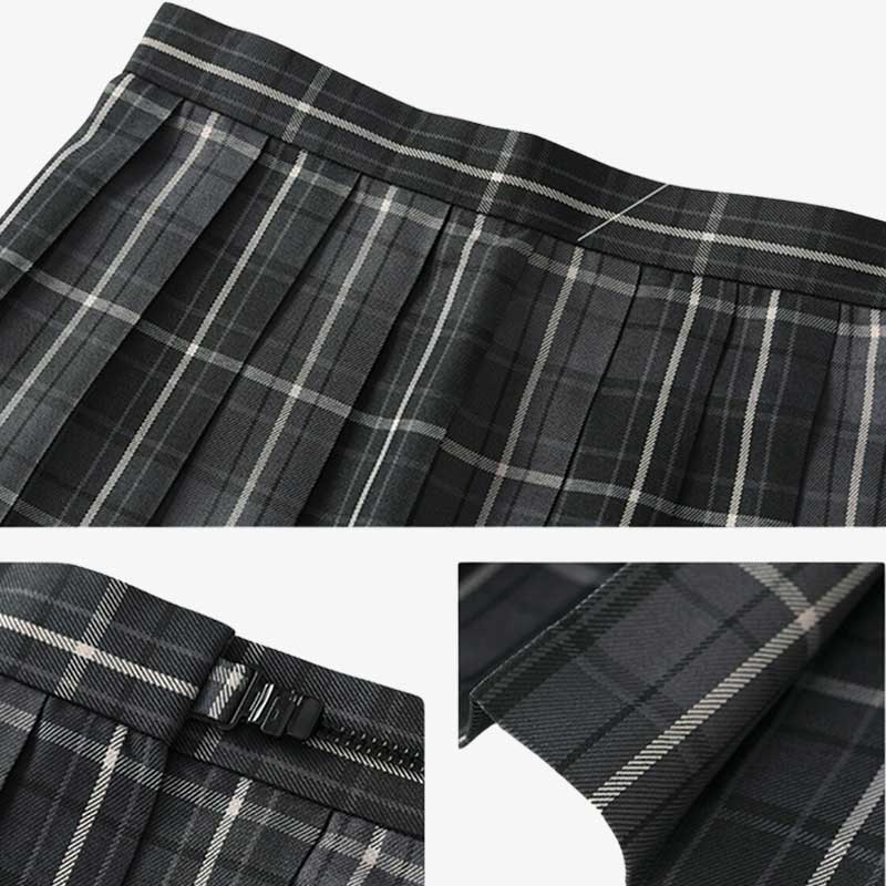 Japanese plaid uniform skirts for a cosplay costume