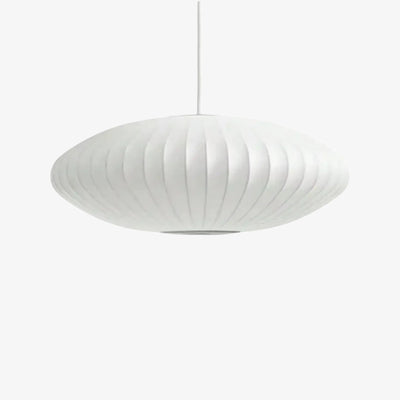 White japanese style chandelier lighting lamp on a white background