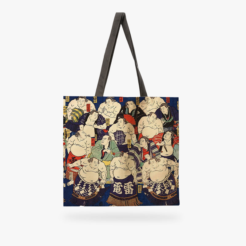 Celebrate the strength and tradition of sumo wrestling with our Japanese Sumo Bag, featuring bold designs inspired by this iconic Japanese sport, perfect for enthusiasts and collectors alike