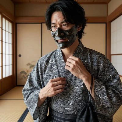 Japanese Wave Pattern Kimono