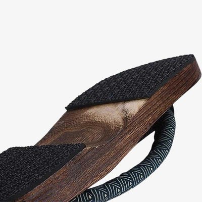 Bulk collection of Japanese wooden sandals available for wholesale