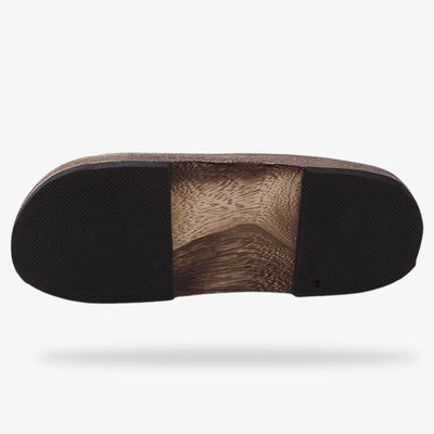 japanese zori anti slipper made with caoutchouc and quality wood