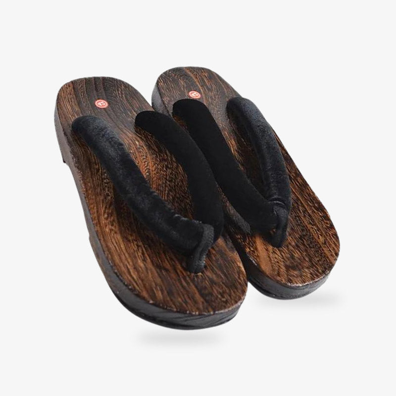 Japanese zori flip flops, a modern twist on traditional footwear with rubber soles.