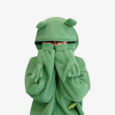 Kawaii Harajuku hoodie inspired by Japanese street fashion, made from lightweight fabric with vibrant and unique designs