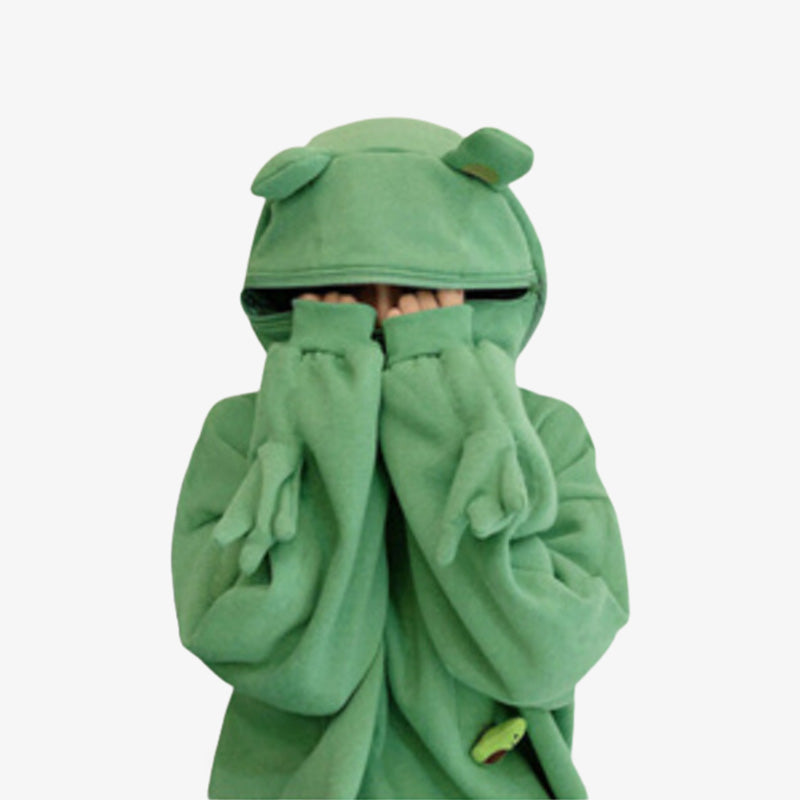 Kawaii Harajuku hoodie inspired by Japanese street fashion, made from lightweight fabric with vibrant and unique designs