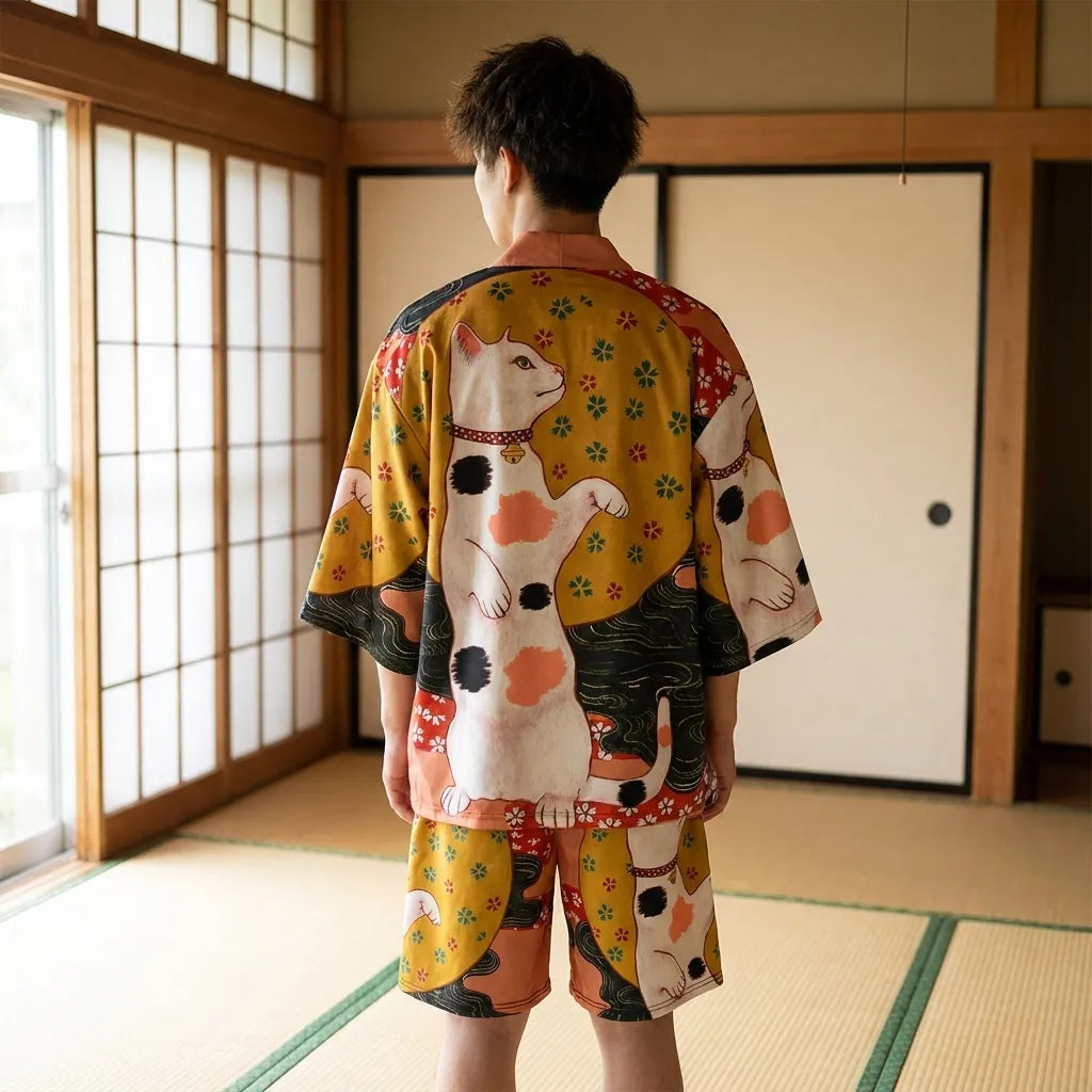 Men Kimono Shirt