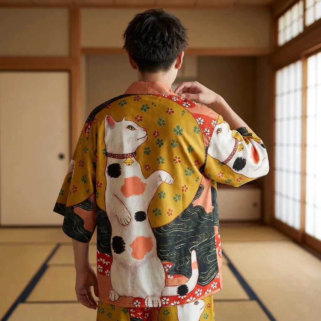 Men Kimono Shirt
