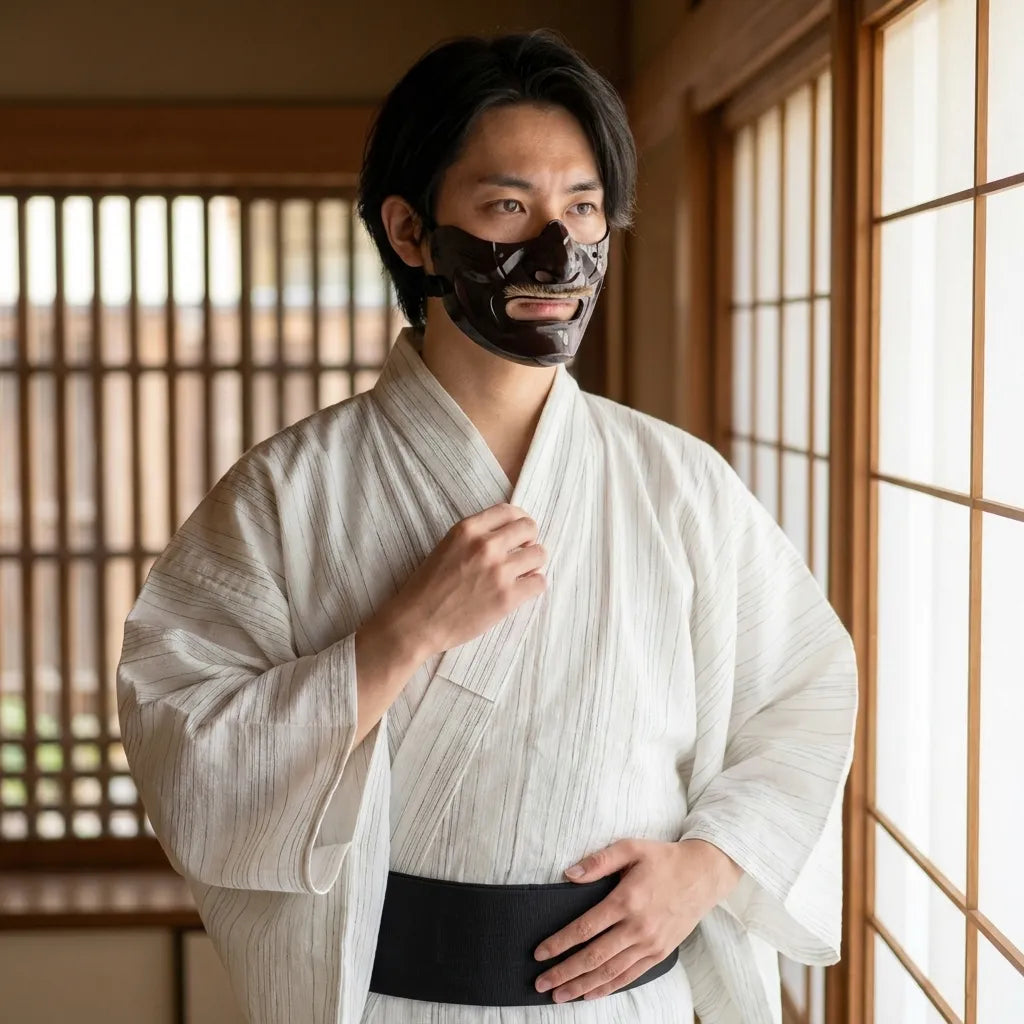Striped Kimono Men