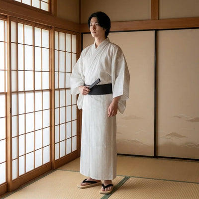 Striped Kimono Men