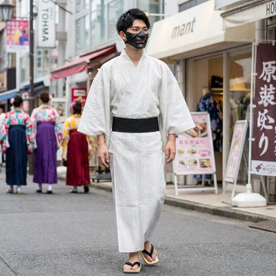 Striped Kimono Men