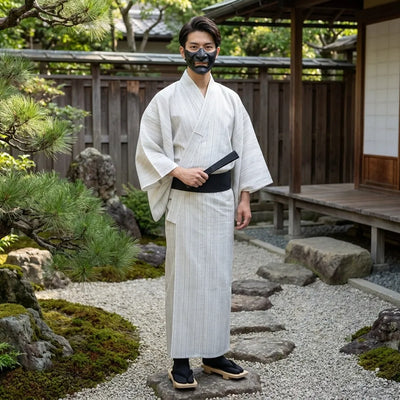 Striped Kimono Men