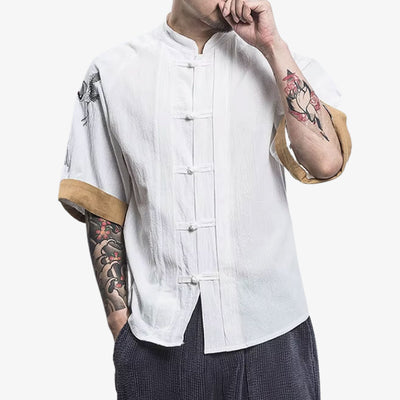 a white Made in Japan tee shirts designed with quality craftsmanship and subtle cultural details, reflecting authentic Japanese streetwear