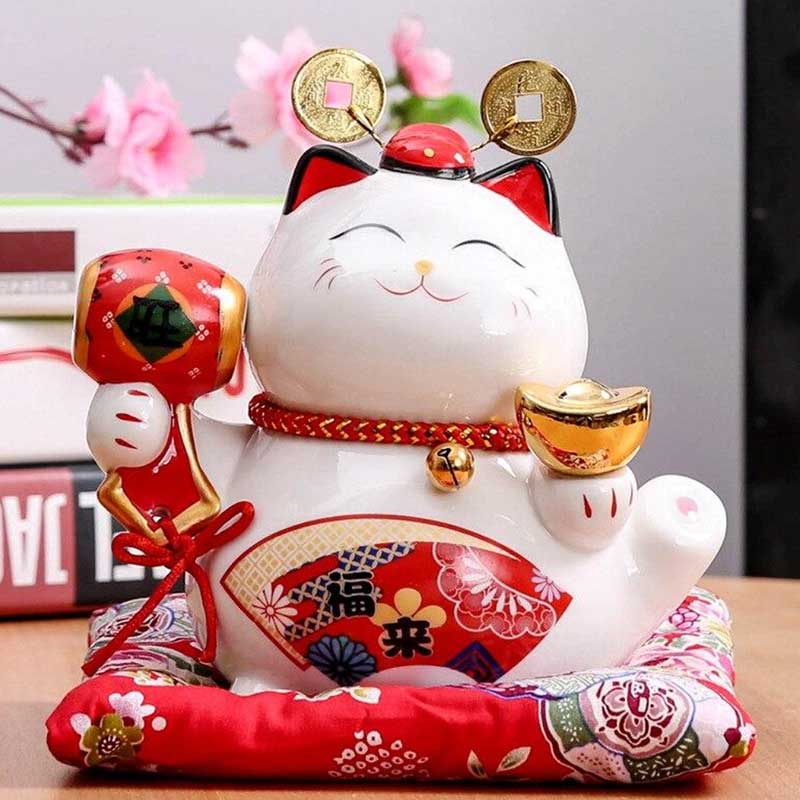 Maneki Neko Lucky Cat Statue | KimuraKami