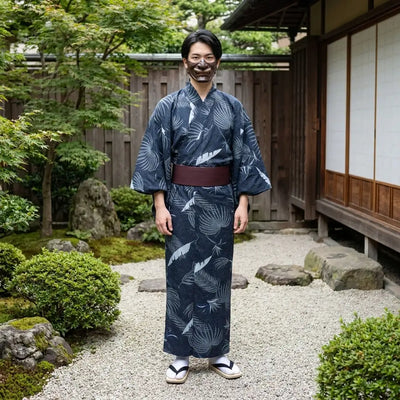Crane Kimono Men