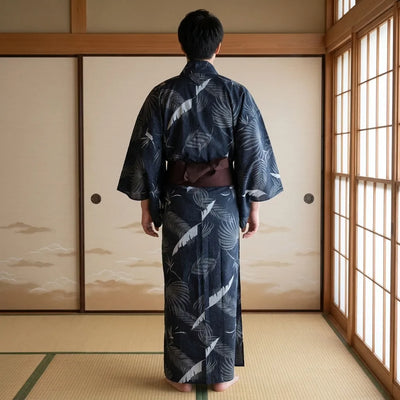 Crane Kimono Men