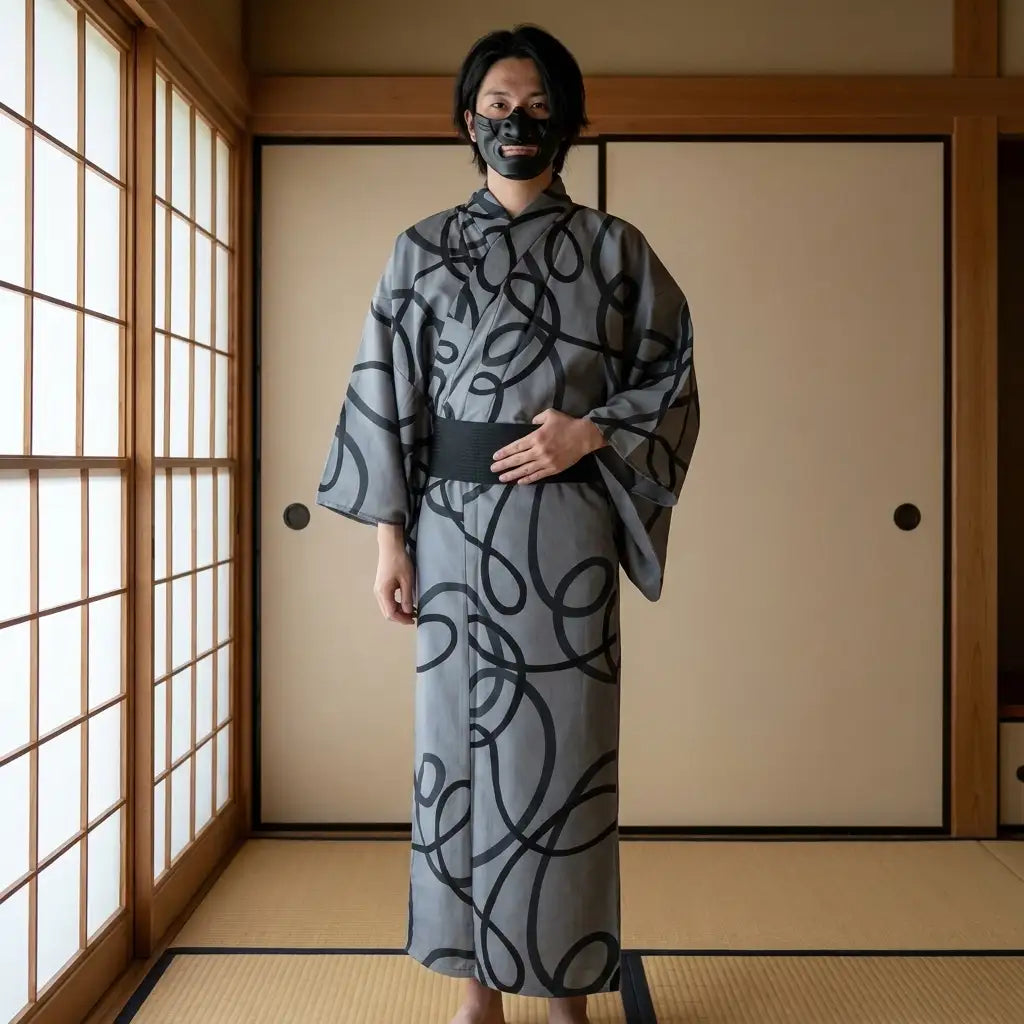 Gray Kimono