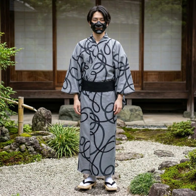 Gray Kimono
