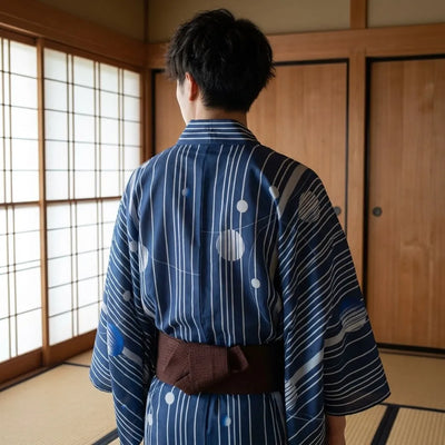 Blue Kimono Men
