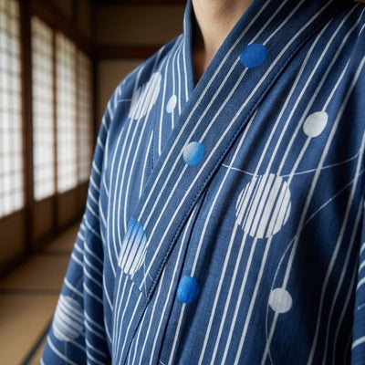 Blue Kimono Men