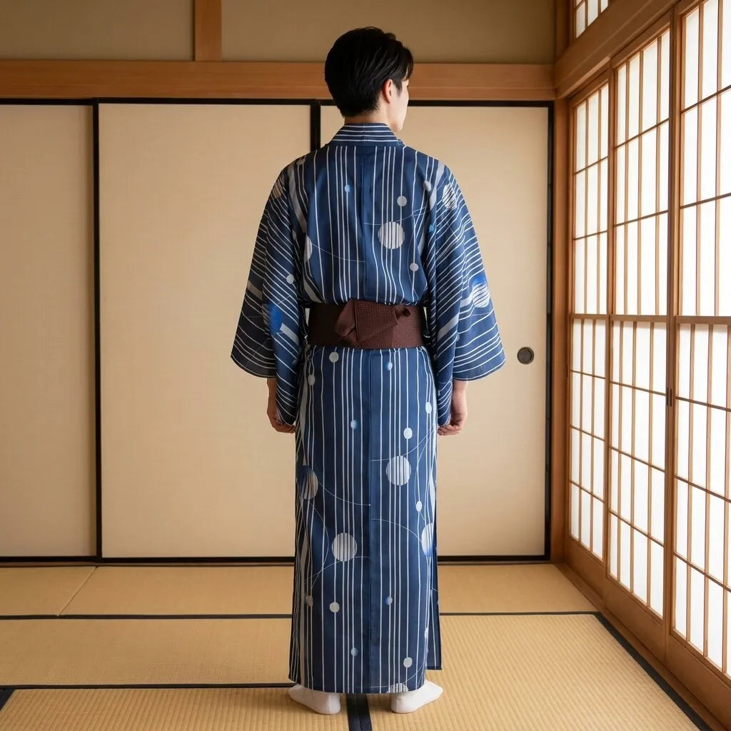 Blue Kimono Men