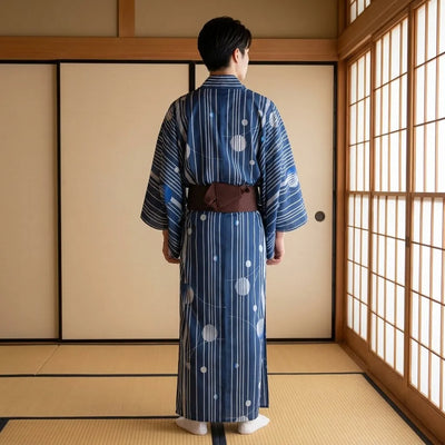 Blue Kimono Men