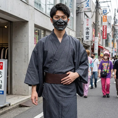 Gray Yukata