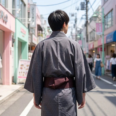 Gray Yukata