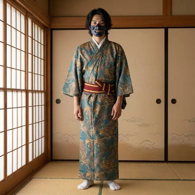 Gold Kimono Men