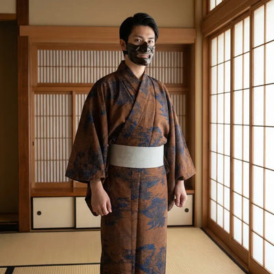 Brown Kimono Men