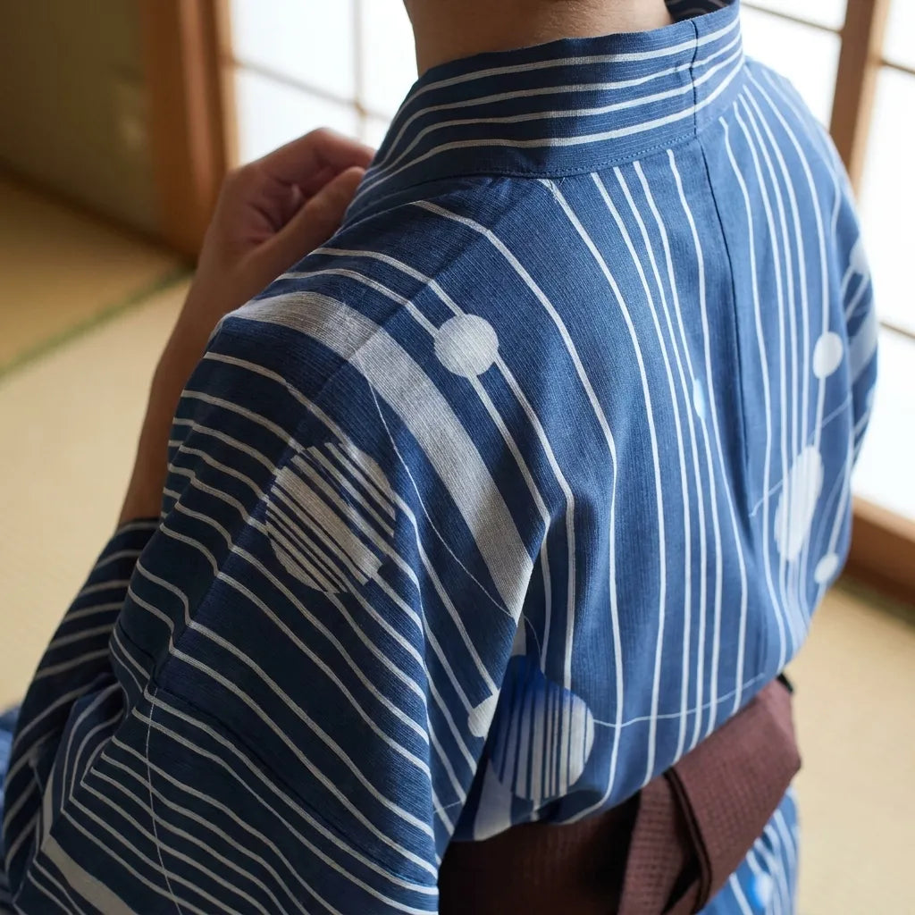 Blue Kimono Men