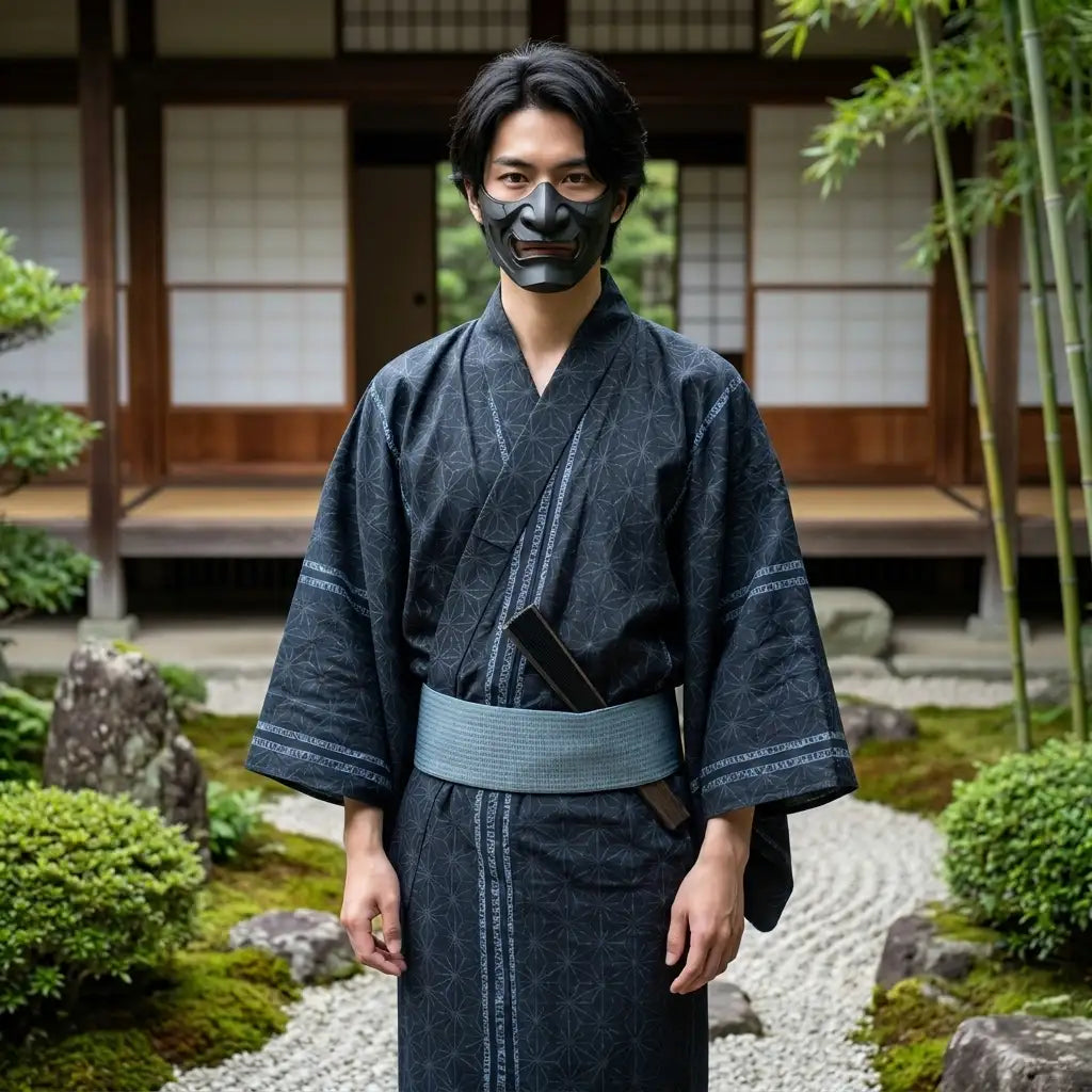 Black Yukata Men