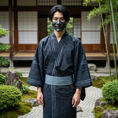 Black Yukata Men