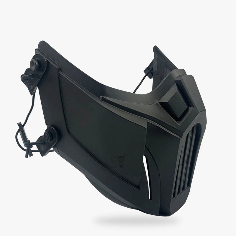 The ninja mask black is a half face shinobi mask. It is used to hide identity