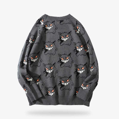 Pokemon Gengar sweatshirt with a detailed and colorful Gengar print, made from premium fabric for a stylish and fun look