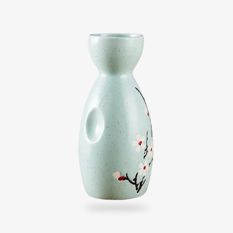 This is Traditional sake bottle crafted for serving Japanese sake, featuring an elegant design that enhances the authentic sake-drinking experience. The japanese bottle is made with ceramic