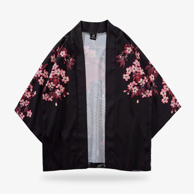 Elevate your outfit with the sakura kimono style overtop, designed to be worn over any ensemble for an instant style upgrade