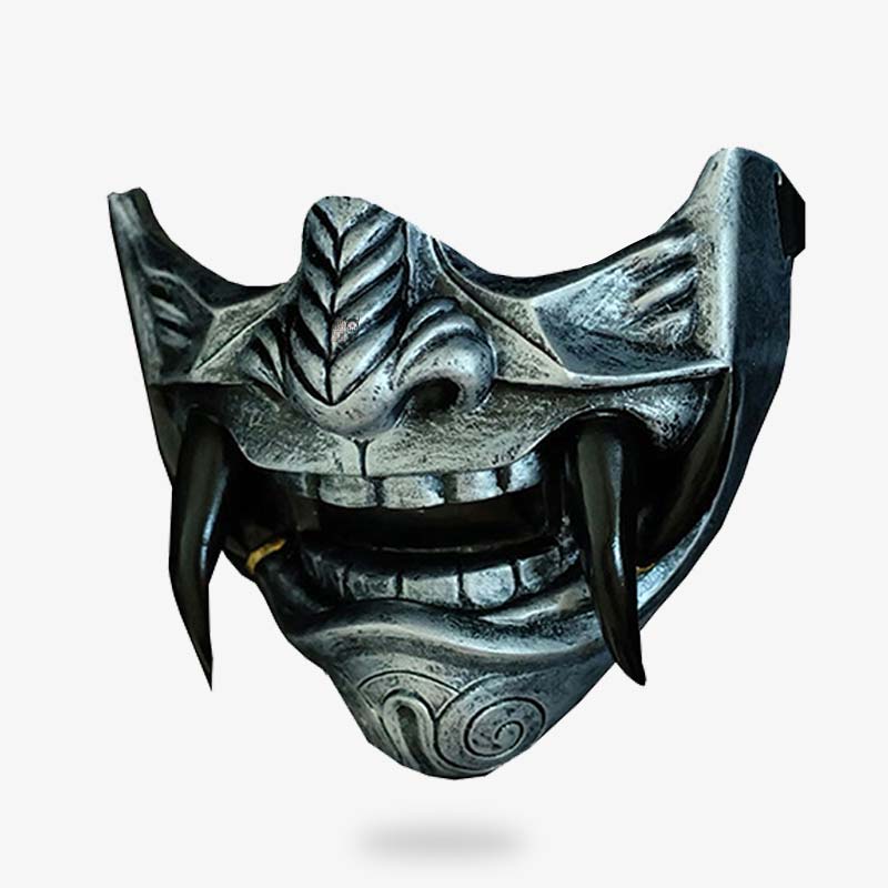 For a gift, here's the samurai mask to buy. This silver demons mask demons Perfect Japanese gift for a Tokyo fan