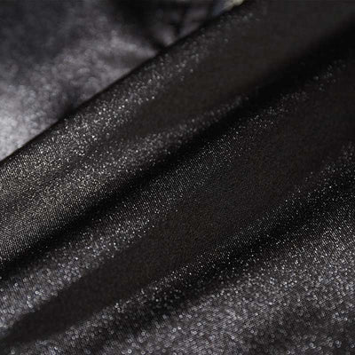 a japanese souvenir jacket vintage satin material made with black color