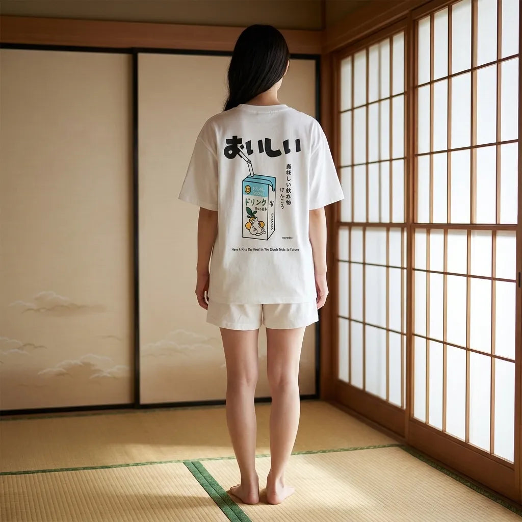Japan White T-shirt | KimuraKami