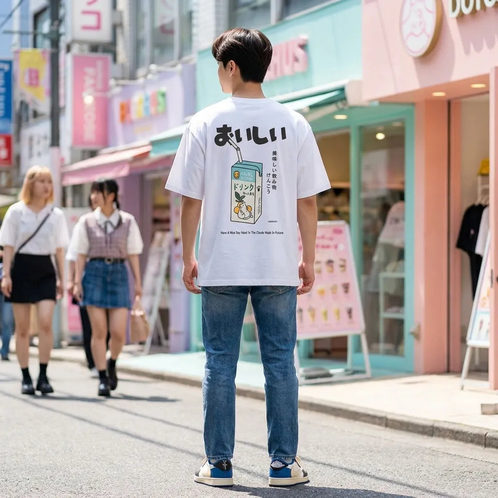 Japan White T-shirt | KimuraKami