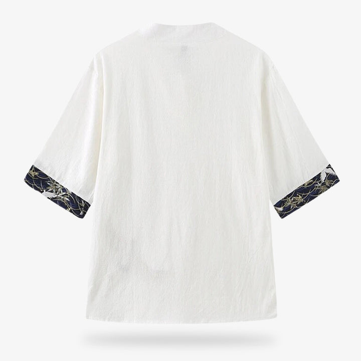 NIWATORI EMBROIDERY WHITE SHIRT gakkin⑨ NIWATORI EMBROIDERY WHITE SHIRT – GXX