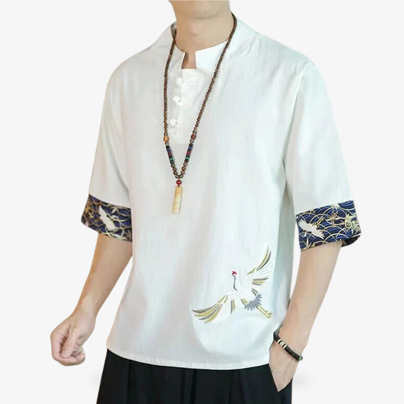 Japanese Embroidered T Shirt | KimuraKami