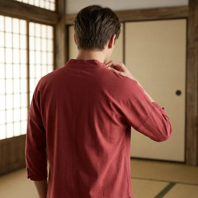 Red Japanese Shirt