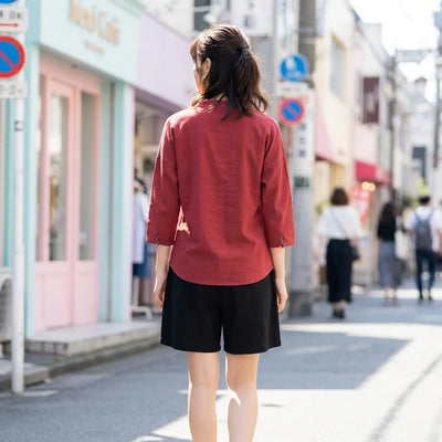 Red Japanese Shirt