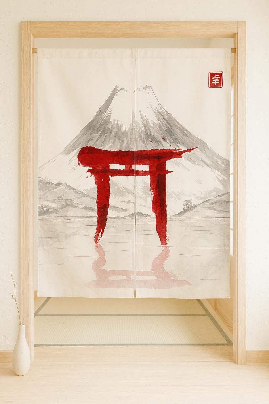 Japanese Curtain Door