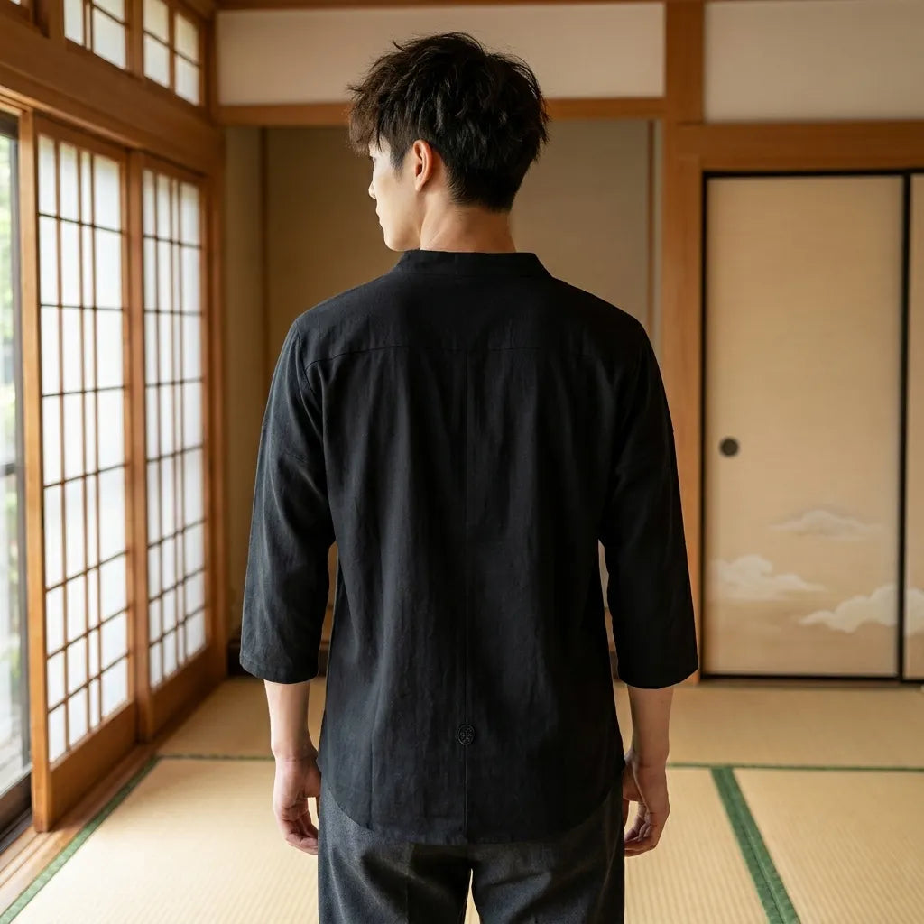 Black Japanese Shirt