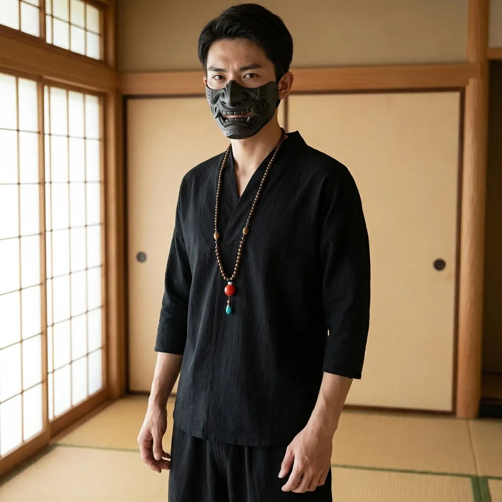 Black Japanese Shirt