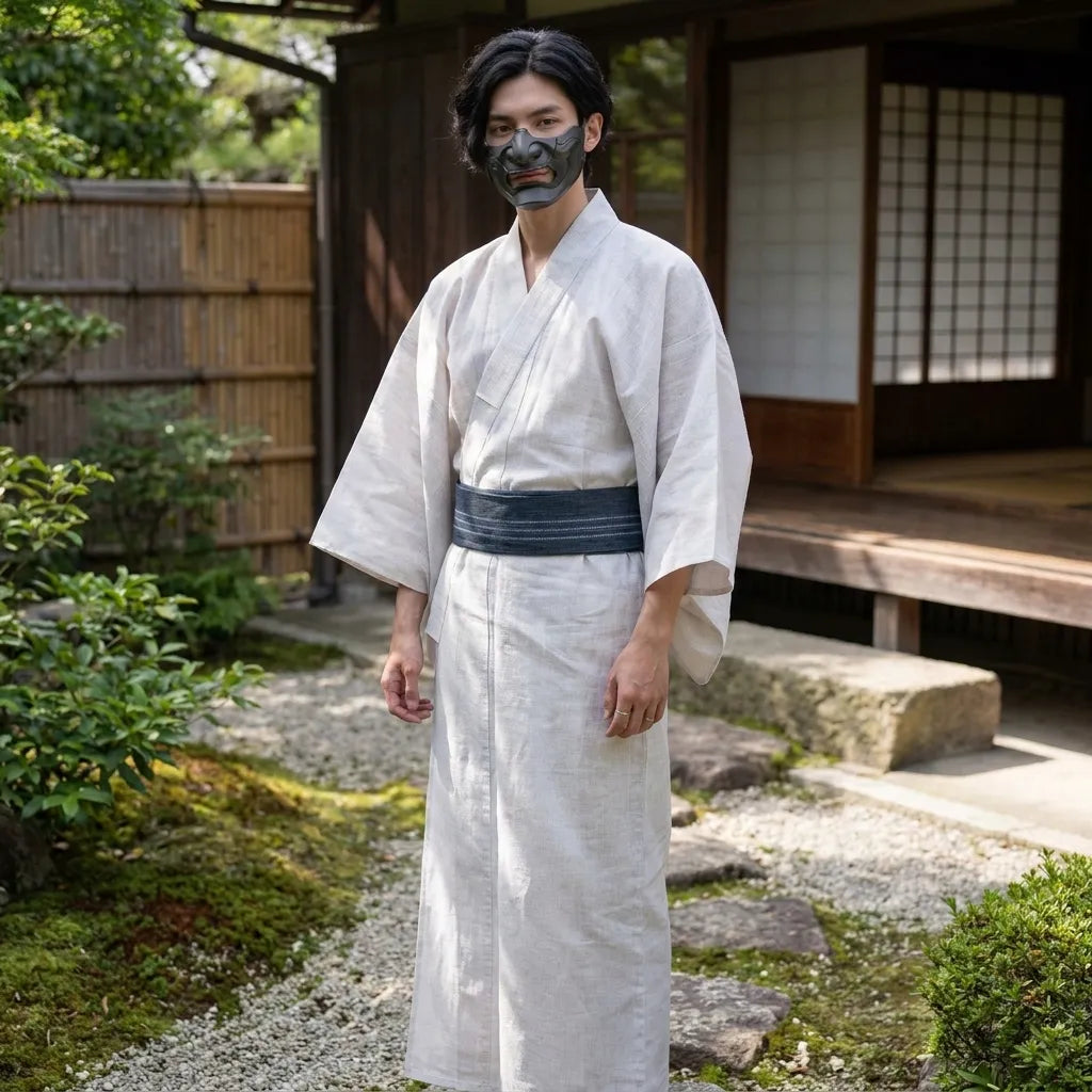 White Kimono Men